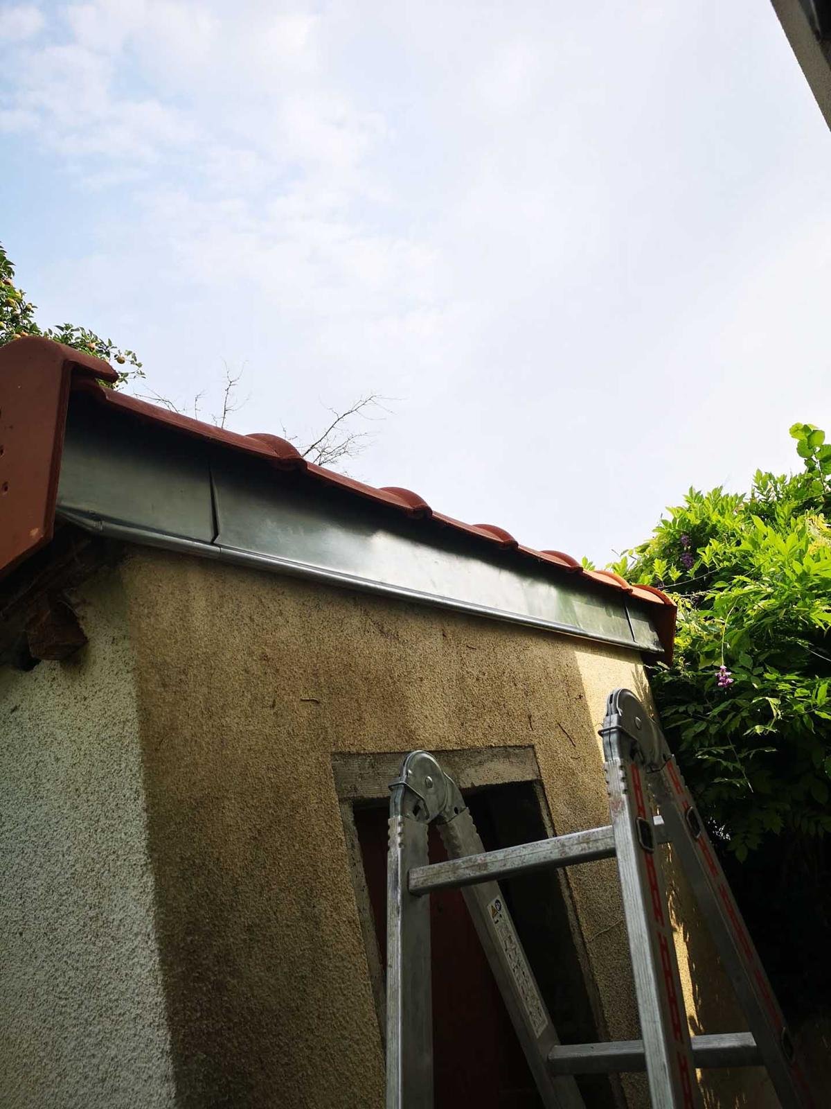 Habillage de Planche de Rive en Zinc AD Couverture