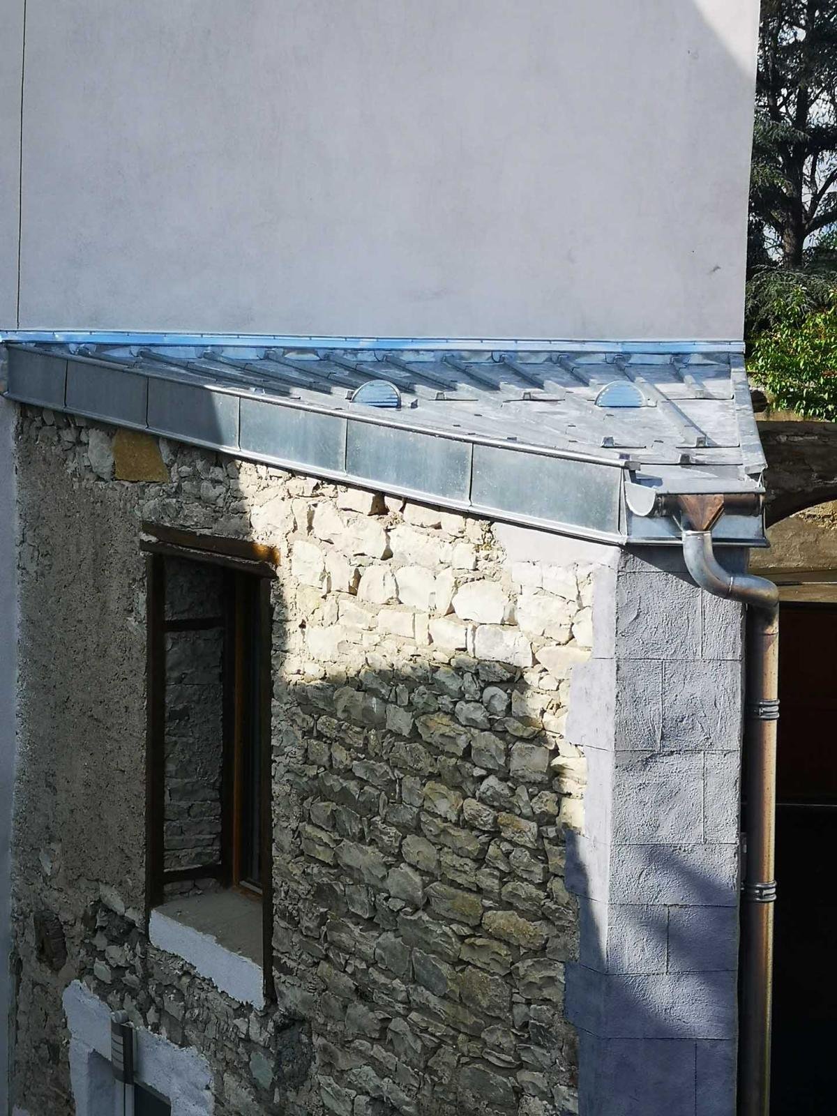 Zinguerie et toiture zinc joint debout